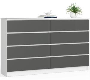 Comodă Koa IV (alb + gri). Promo -14%. 1128706