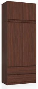 Dulap de haine Submarino (wenge) (cu suprastructură). Promo -20%. 1128806
