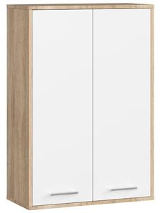 Dulap de baie suspendat Farid TYP 8 (Stejar sonoma + Alb). Promo -8%. 1128831