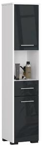 Dulap de baie Farid TYP3 (grafit lucios). Promo -17%. 1128774