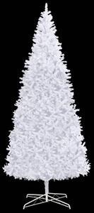 Brad de Crăciun artificial, alb, 400 cm
