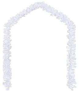 Ghirlande de Crăciun, 4 buc., alb, 270 cm, PVC