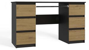 Masă PC Kwazulu 1 (antracit + stejar artisan). 1132440