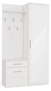 Set mobilier hol Dialogos 1 (alb) (cu oglindă). 1132535