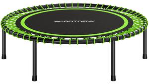 SPORTNOW Trambulină Elastico Fitness a 36 Corzi In Oțel E Pp Ø114x31 cm Verde | Aosom Romania