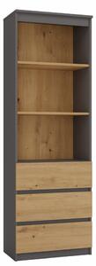 Raft Respeto 1 (antracit + stejar artisan). Promo -17%. 1132646