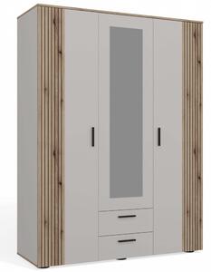 Dulap de haine Avala 1 (cashmir + stejar evoke) (cu oglindă). Promo -14%. 1132686