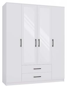 Dulap de haine Rigidez 3 (alb) (cu oglindă). Promo -19%. 1132694