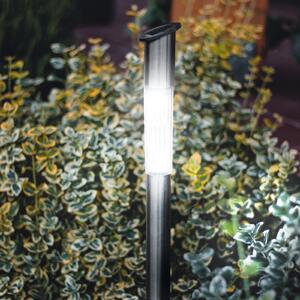Garden of Eden - Lampa solara LED cu stalp - alb rece - 70 x 5 cm