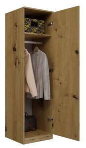 Dulap de haine Musecalo 2 (stejar artisan). Promo -14%. 1132734