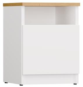 Noptieră Gustaban 2 (alb + stejar artisan). Promo -14%. 1132749