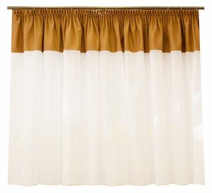 Perdea Velaria cu model baroc ivoire, 340x160 cm