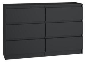 Comodă Musecalo 6 120 (negru). 1132812