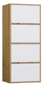 Dulap Afoctera 1 (stejar artisan + alb). 1132877
