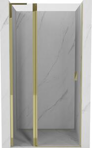 Mexen, Ușă de duș pivotantă Mexen Mist L 90 cm, transparentă, aurie - 8A4L-090-000-50-00