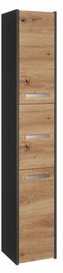 Dulap de baie Samways 2 (antracit + stejar artisan). 1132955