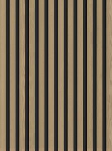 Mexen Lam-B, lamele acustice de perete 275 × 30 cm, placă HDF 4 mm, furnir tehnic, stejar nobil, S100-275307-3015-004