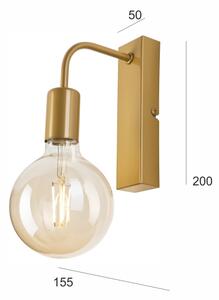 Aplică ASTRID 1xE27/60W/230V auriu