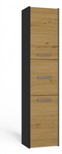 Dulap de baie Samways 4 (antracit + stejar artisan). 1132964