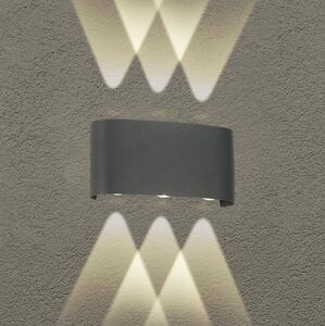 Brilagi - Aplica de perete LED pentru exterior FLAREBOX LED/6W/230V, antracit, IP65