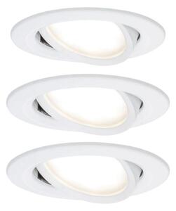 SET 3x corp de iluminat încastrat pentru baie LED/6,5W IP23 NOVA 230V Paulmann 93449