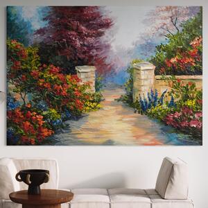 Tablou Canvas Premium LuxCanva® A1286, Colorful Summer , Living, Flori, Natura, Pomi, Dormitor, Culori Vibrante