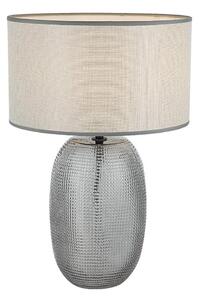 Lampă de masă JENIFER 1xE27/40W/230V gri/fumuriu