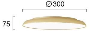 Plafonieră LED ART LED/21W/230V aurie
