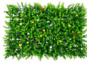 Panou decorativ din verdeață artificială, Frumusețe Naturală- UV 60x40cm