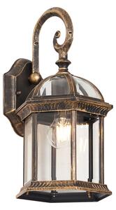 Lampă clasică de perete pentru exterior auriu antic IP44 - Glasgow