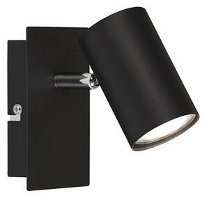 Spot de perete SPOT 1xGU10/40W/230V negru Briloner 2857-015