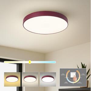 Brilagi-LED Plafonieră POOL, LED 48W, 230V, 3000/4000/6000K, 40 cm, vișiniu