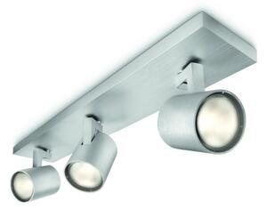 Philips RUNNER 53093/48/12 - Spot LED RGBW dimabil, 3x GU10 4,8W 230V, finisaj cromat, cu telecomandă inclusă