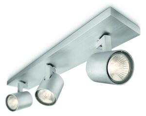 Philips RUNNER 53093/48/12 - Spot LED RGBW dimabil, 3x GU10 4,8W 230V, finisaj cromat, cu telecomandă inclusă