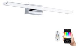 Aplică LED RGBW pentru baie Eglo 33767 TABIANO-C LED/15,6W/230V 60,5cm IP44 + telecomandă