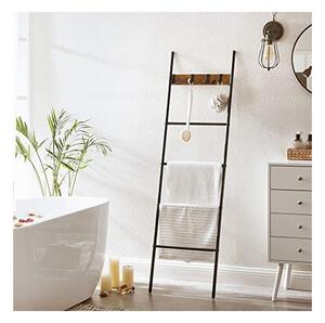 Scara cu carlige, Vasagle, Maro Rustic, 43 x 33 x 9,4 cm