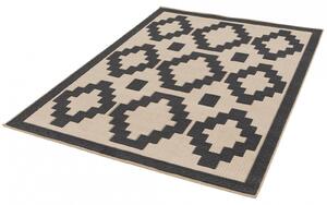 Covor Living Dormitor, Model Belgian 24523 532, Colectia Rio, Bej Negru 80 x 150