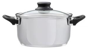 Oala inox cu capac 16cm, 1.8L, Lima