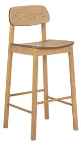 Scaun de bar Barlow, stejar natural