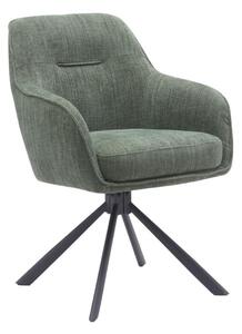 Scaun de dining pivotant Avola, verde