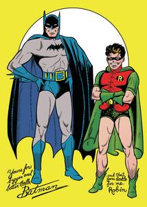 Poster de artă Batman and Robin - Comics, (26.7 x 40 cm)