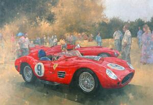 Miller, Peter - Artă imprimată Ferrari, day out at Meadow Brook, (40 x 26.7 cm)