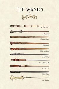 Poster de artă Harry Potter™ - The Wands, (26.7 x 40 cm)