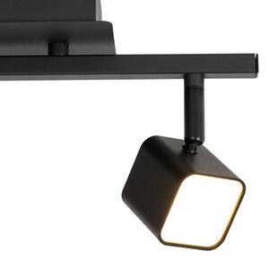 Plafoniera modernă neagră cu LED-uri 2 lumini - Nola