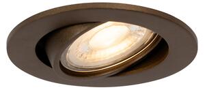 Spot încastrat inteligent bronz închis înclinabil, inclusiv Wifi GU10 50mm - Cisco