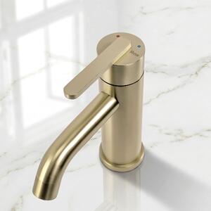 Baterie pentru baie Rea Ontario Brush Gold
