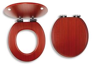 Novaservis - scaun MDF furniruit Lyra, WC/SOFTORECHLY