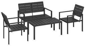 Outsunny Set Mobilier de Grădină cu Canapea, Fotolii și Măsuță, Ideal pentru Exterior | Aosom Romania