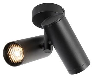 Spotlight inteligent negru cu 2 lumini incluzând Wifi GU10 - Scopio Honey
