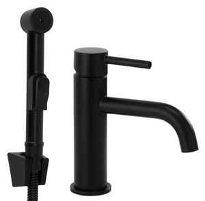Baterie lavoar cu bidetta Rea Lungo Black